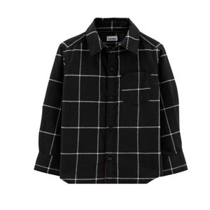 Carter's Checkered Twill Button Front Shirt